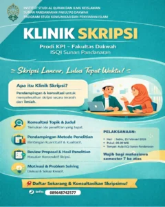 Prodi KPI Fak Dakwah ISQI Sunan Pandanaran Hadirkan Klinik Skripsi, Solusi Akademik Mahasiswa Tingkat Akhir